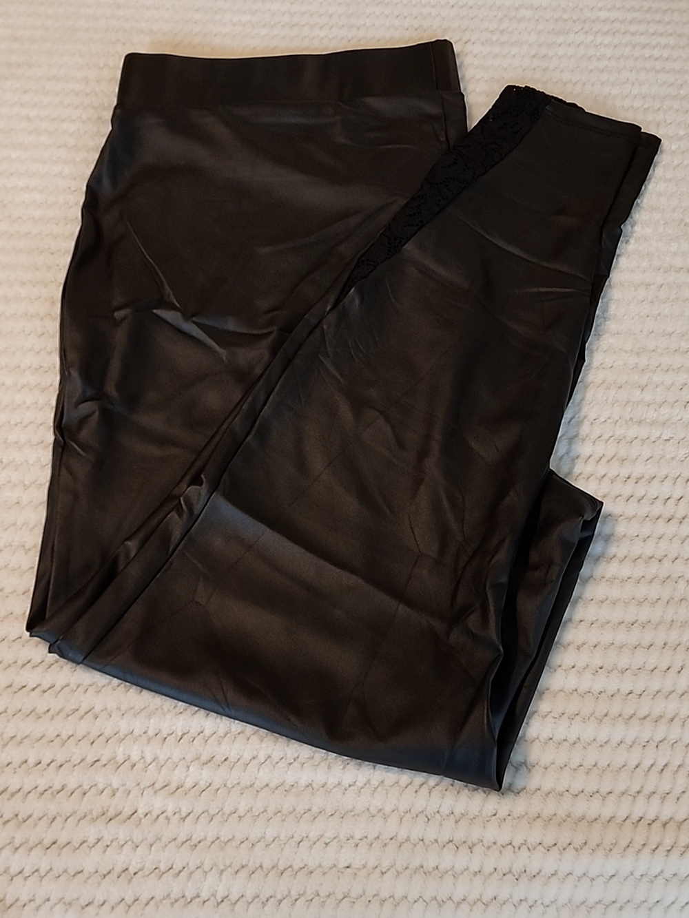 Torrid Black Faux Leather Brand New Leggings